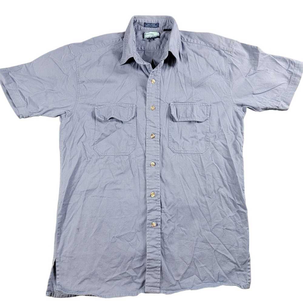 Fieldmaster Fieldmaster Mens Medium Blue Button U… - image 1