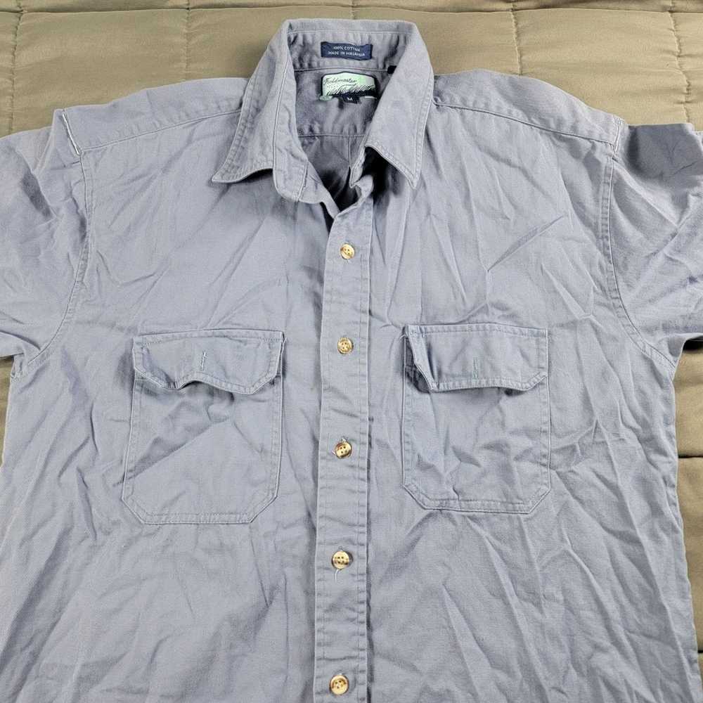 Fieldmaster Fieldmaster Mens Medium Blue Button U… - image 3