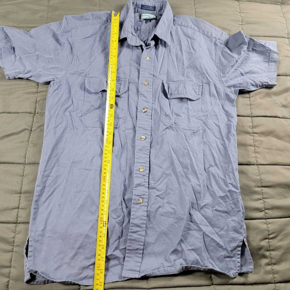 Fieldmaster Fieldmaster Mens Medium Blue Button U… - image 9