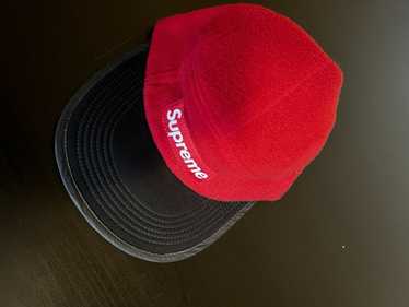 Supreme Red Cap Hat Contrast Stitch Camp SS18H67 NWT - One Size