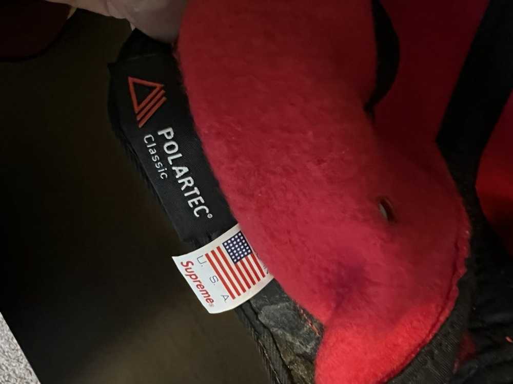 Supreme Supreme Polartec Red Camp Cap - image 3