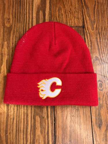 Vintage Calgary Flames BLASTY Jersey YOUTH size Small KOHO Maska Air Knit  Horse