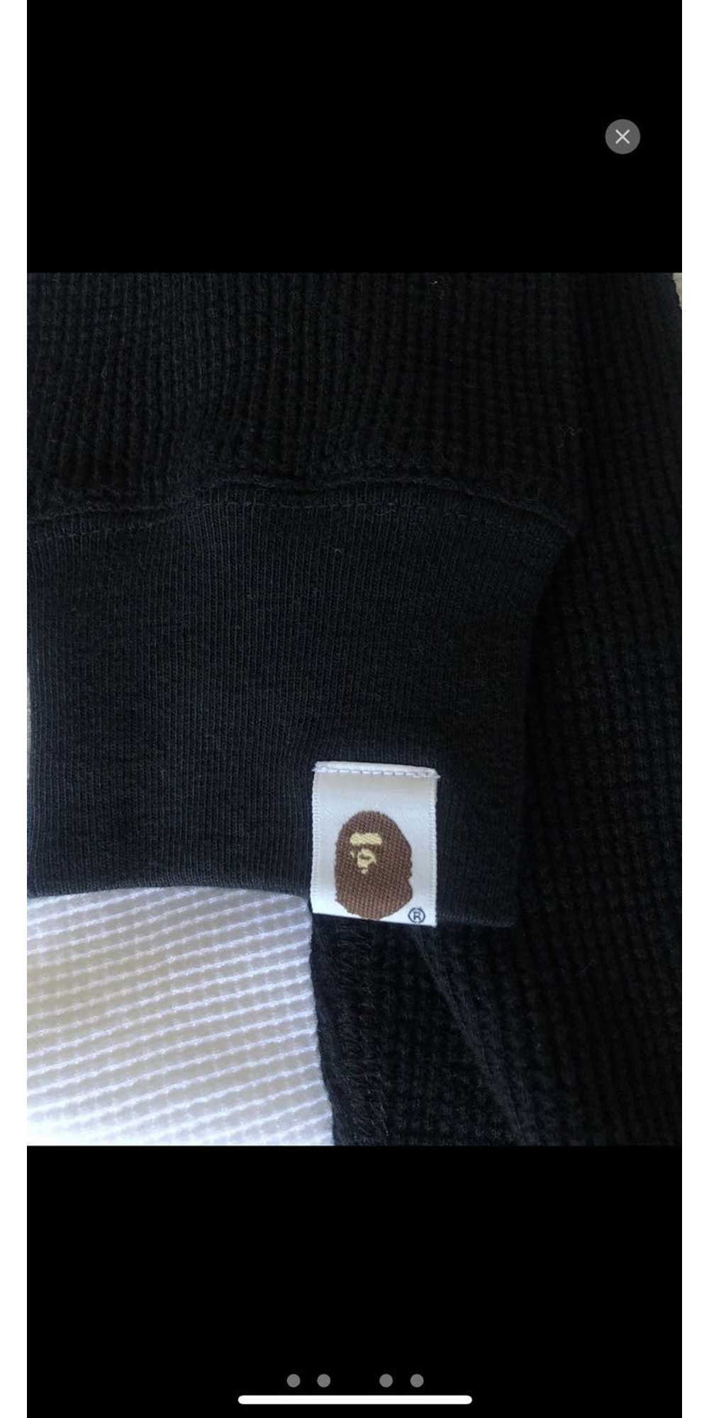 Bape One Point Thermal Long Sleeve Tee - image 3