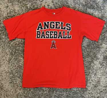 Los Angeles Angels Jersey True Fan Red Blue Large MLB Authentic