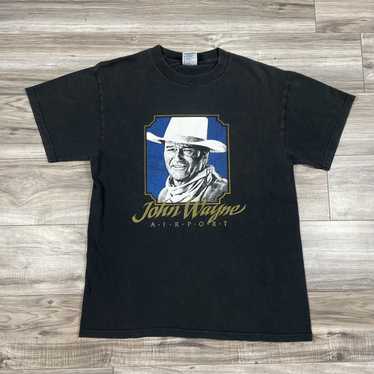 Vintage John Wayne Airport Vintage 90s Shirt - image 1