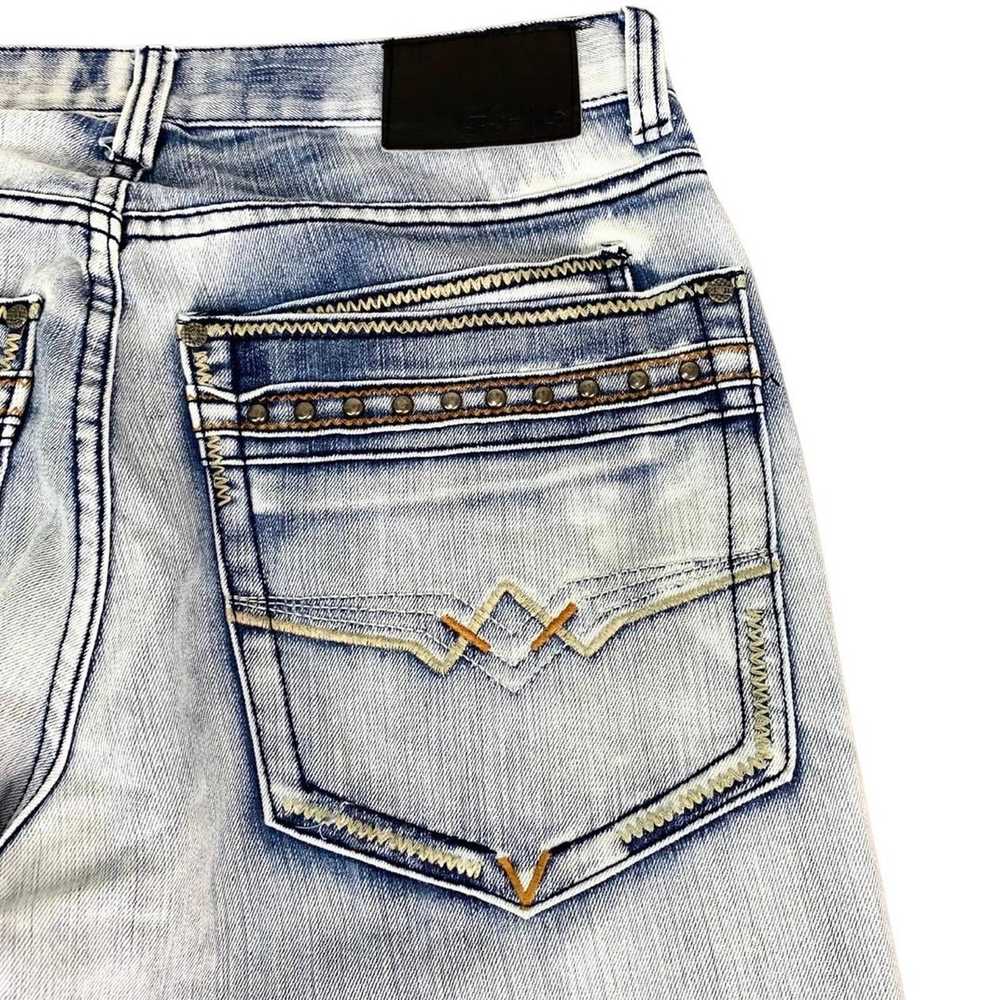 Vintage Vintage y2k Embroidered JNCO Style Jeans - image 2