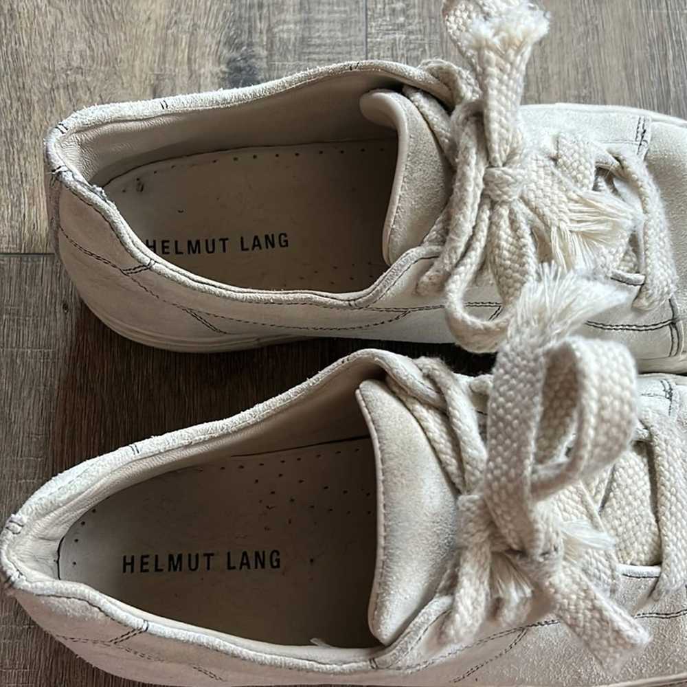 Helmut Lang Helmut Lang Suede Sneakers - image 3