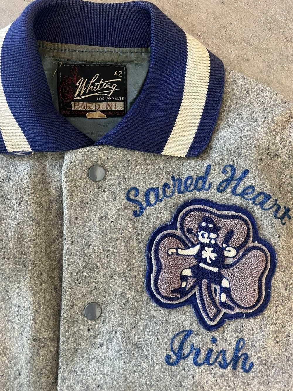 Varsity Jacket × Vintage Sacred Heart Irish 1960’… - image 2