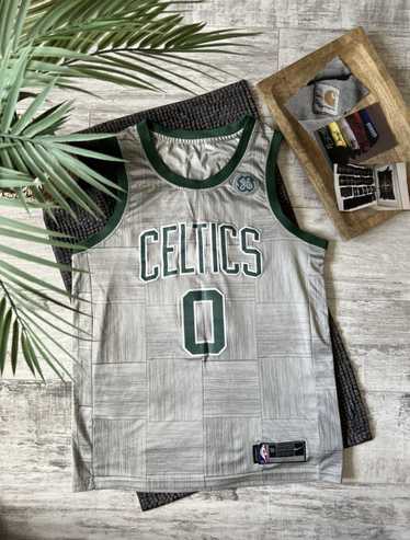 Nike Men's Boston Celtics Jayson Tatum #0 Black T-Shirt, XXL