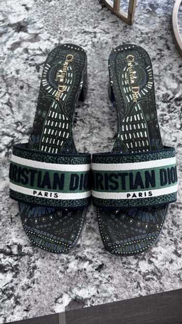 Dior dway heeled slide - Gem