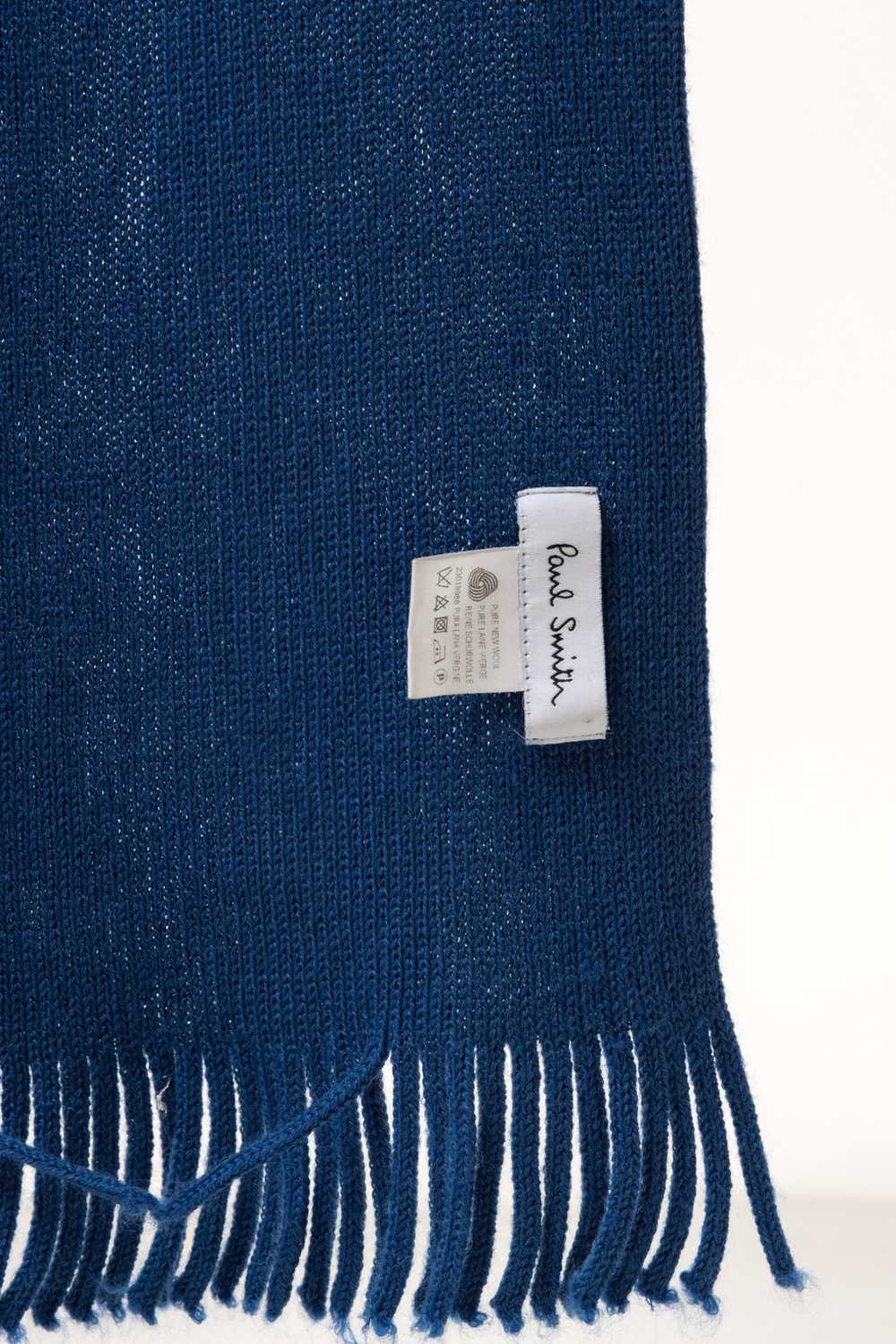 Paul Smith 80s Vintage Paul Smith Blue Lambswool … - image 3