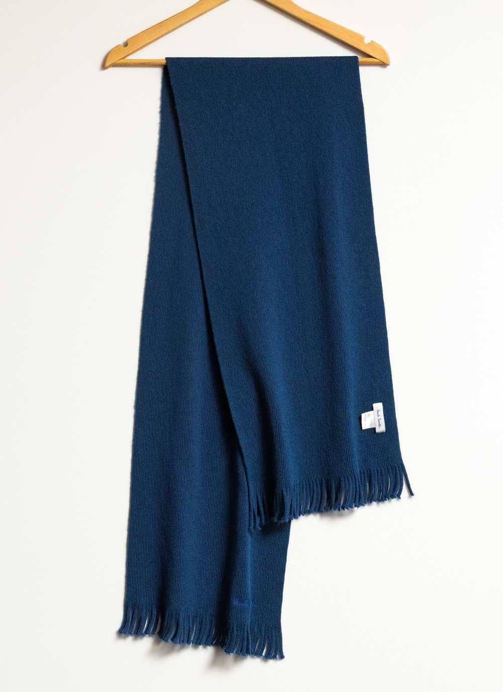 Paul Smith 80s Vintage Paul Smith Blue Lambswool … - image 7