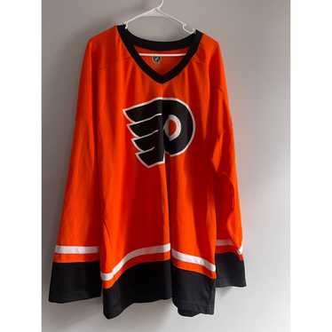 90s Philadelphia Flyers CCM Mesh Orange White Hockey Jersey 