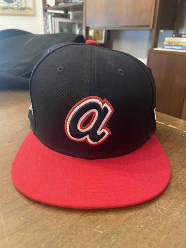 Vintage Atlanta Braves Orange New Era Fitted Hat 7 3/8 – Mass Vintage