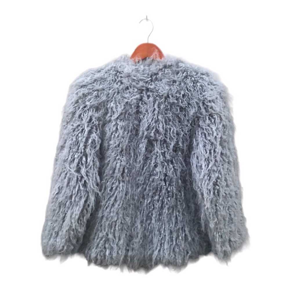 Aran Isles Knitwear × H&M × Mink Fur Coat Vtg H&M… - image 2