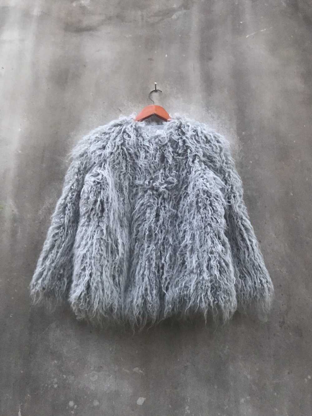 Aran Isles Knitwear × H&M × Mink Fur Coat Vtg H&M… - image 5