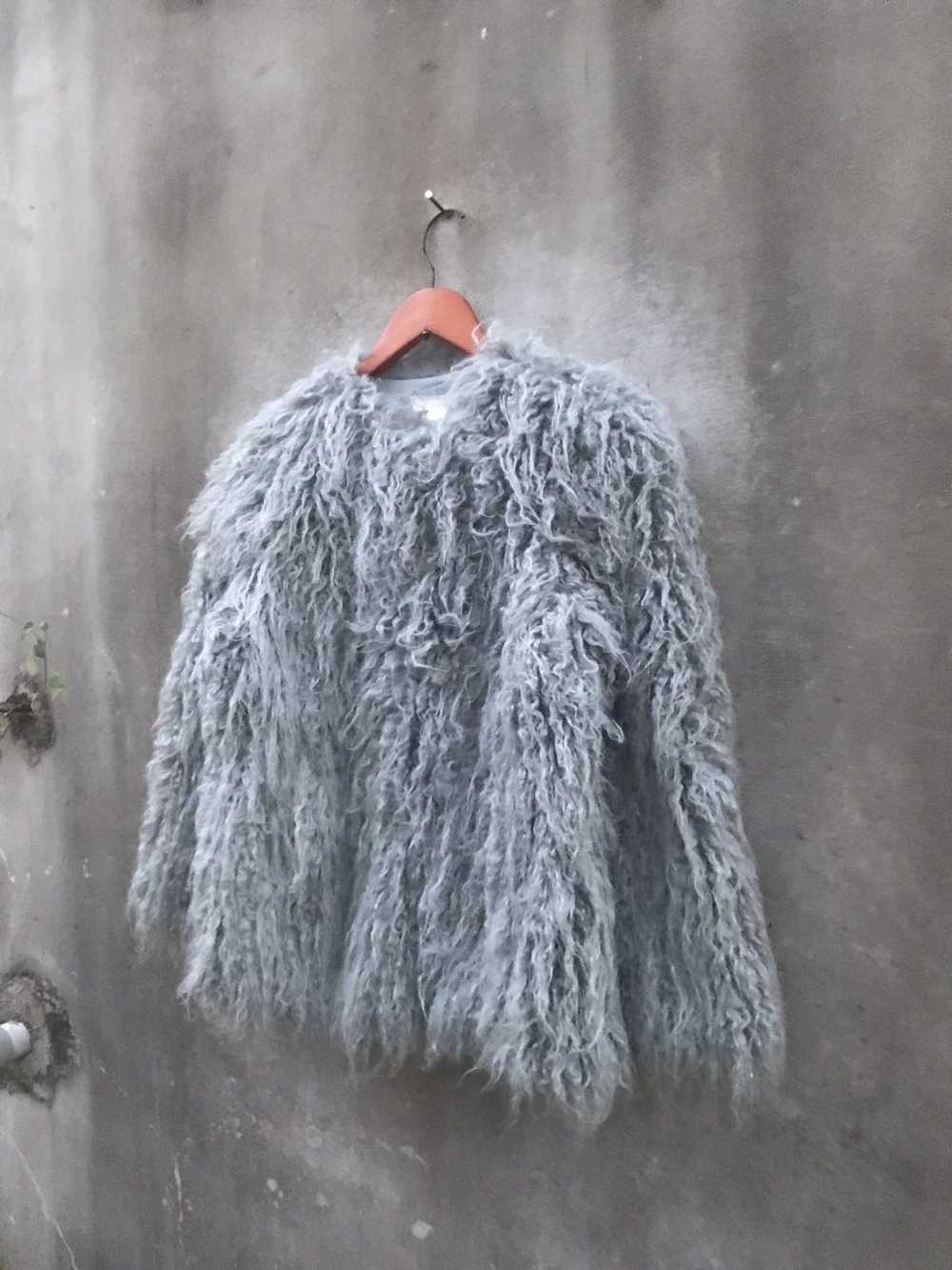 Aran Isles Knitwear × H&M × Mink Fur Coat Vtg H&M… - image 6