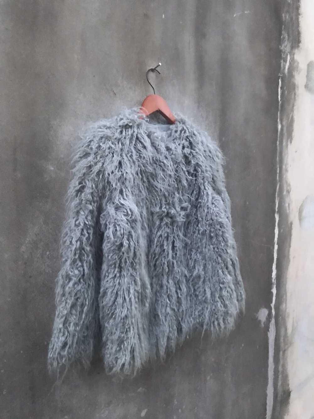 Aran Isles Knitwear × H&M × Mink Fur Coat Vtg H&M… - image 7