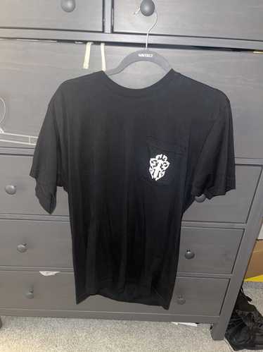 送料無料【CHROME HEARTS】Half Script Dagger ロング Tシャツ Chrome Hearts Black Split 'Script Dagger' Long Sleeve T