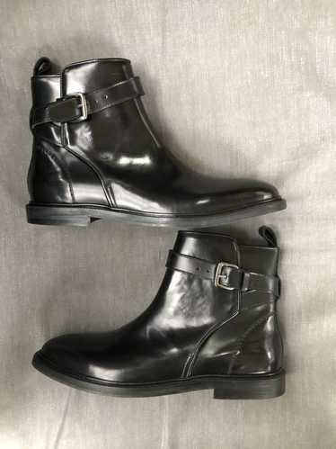 Reiss Reiss Cambridge Glossy Leather Ankle Boots