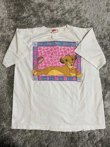 Disney × Vintage The lion king simba shirt rare v… - image 1