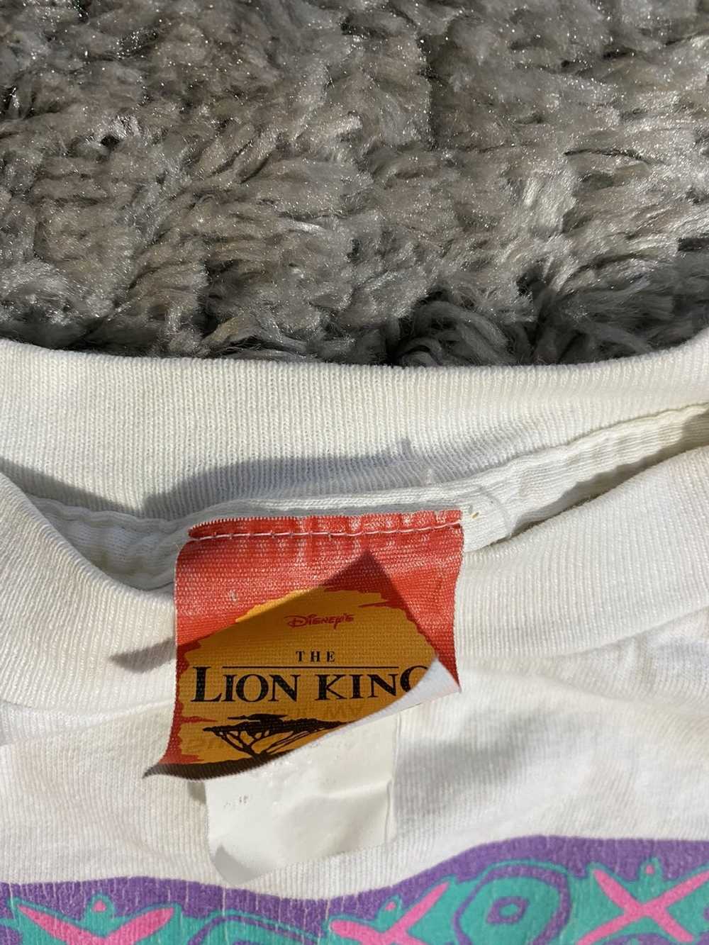 Disney × Vintage The lion king simba shirt rare v… - image 3