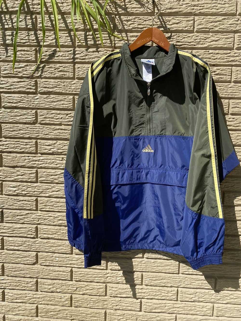 Adidas × Vintage Adidas quarter zip up jacket vin… - image 1