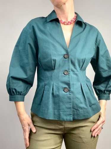Teal Madewell Full-Sleeved Button-down