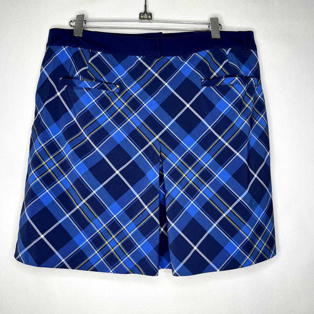 Lady Hagen Golf Skort Blue Plaid Size 10 Sides Po… - image 6