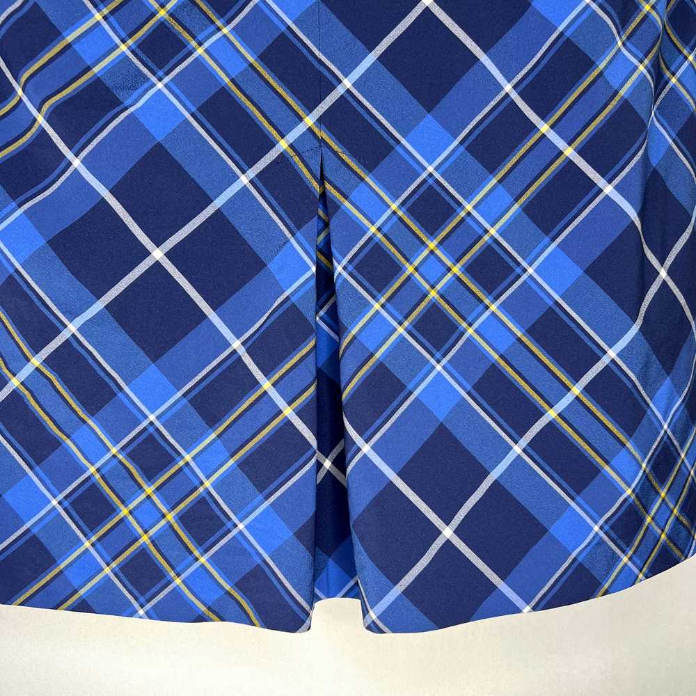 Lady Hagen Golf Skort Blue Plaid Size 10 Sides Po… - image 8