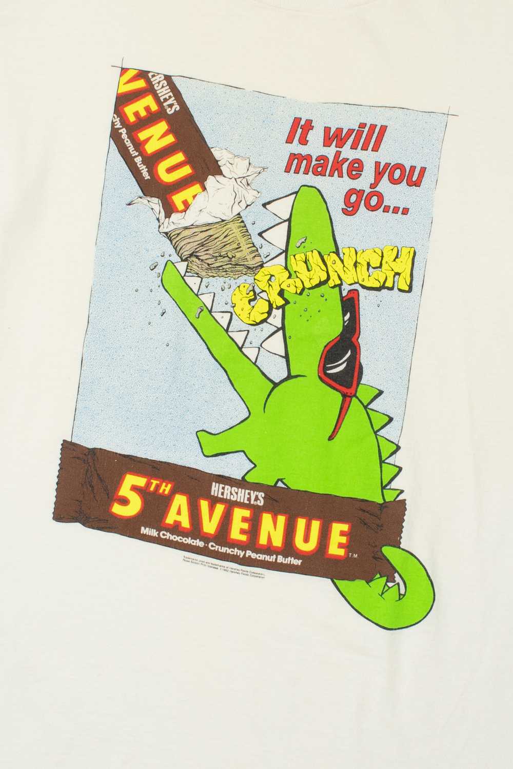 Vintage Hershey's 5th Avenue Bar "Crunch" T-Shirt - image 2