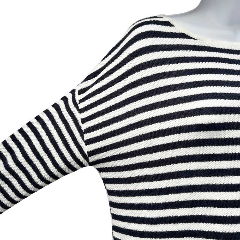 J. Jill Breton Striped Sweater 100% Cotton Classi… - image 4