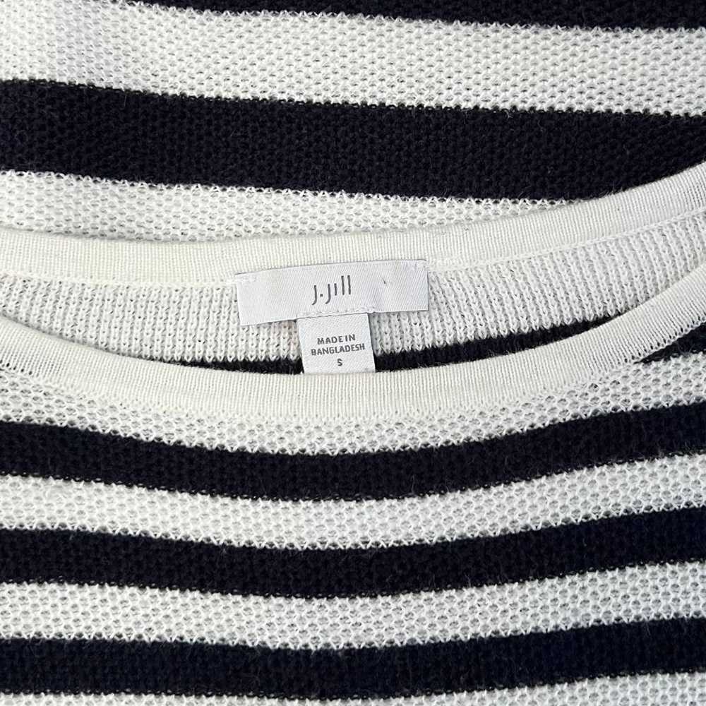 J. Jill Breton Striped Sweater 100% Cotton Classi… - image 6
