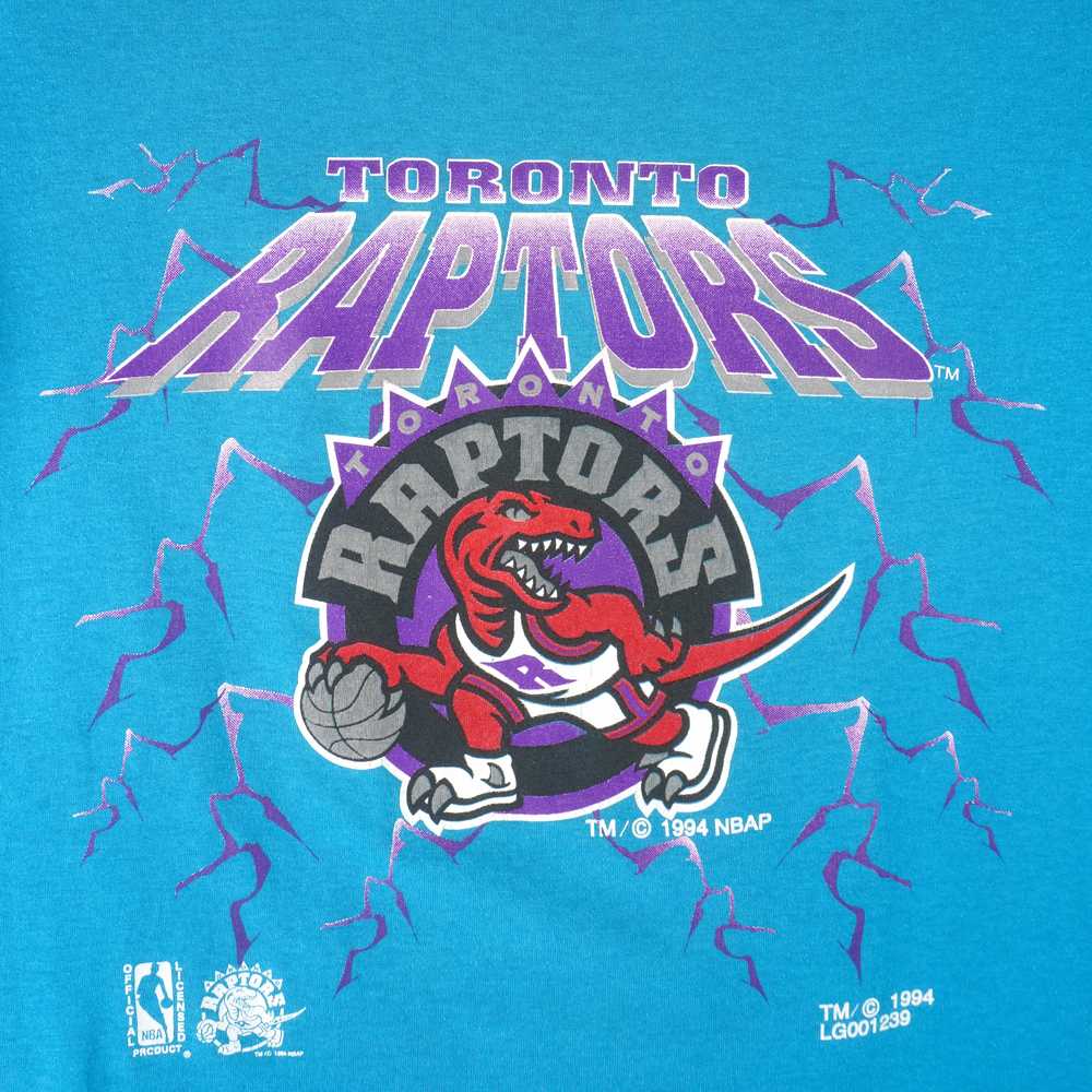 NBA - Toronto Raptors Lightning T-Shirt 1994 Small - image 3