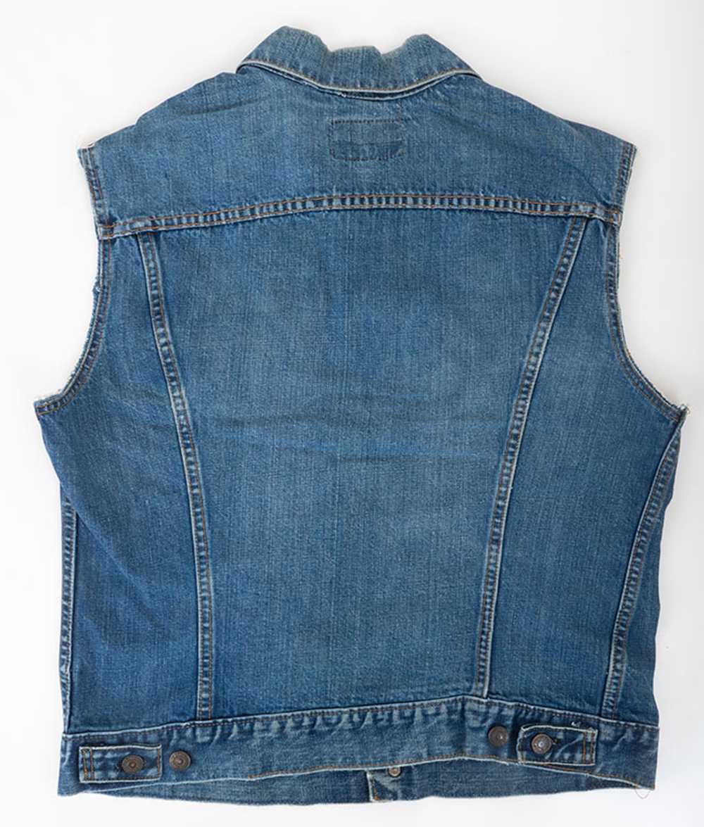 1970s Levi's Denim Biker Vest - image 2