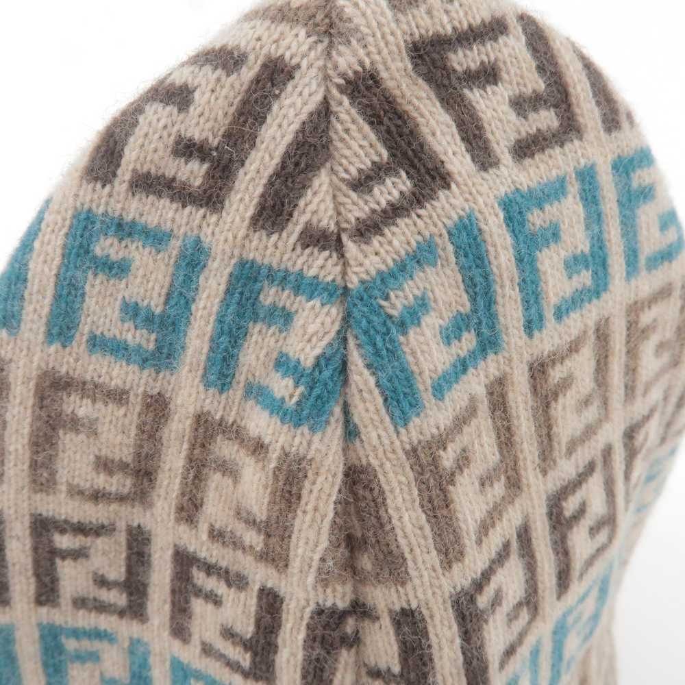 FENDI Zucchino Wool Rayon Nylon Cashmere Knit Kid… - image 10