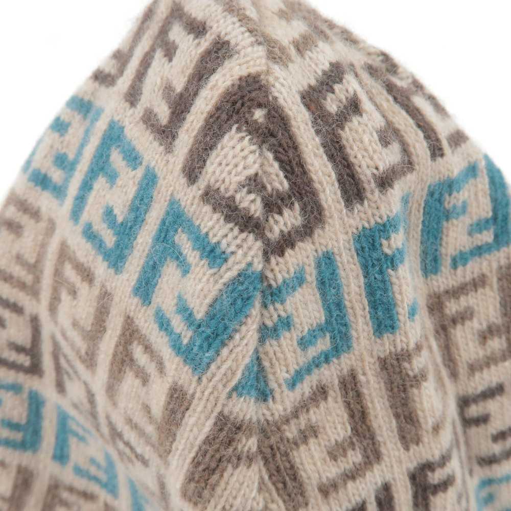 FENDI Zucchino Wool Rayon Nylon Cashmere Knit Kid… - image 7