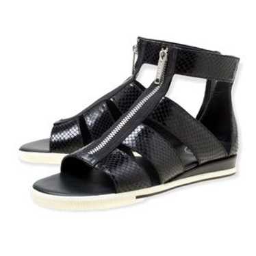 Marc By Marc Jacobs Python Embossed Gladiator San… - image 1