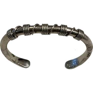 Navajo Sterling Silver Vintage Bracelet - image 1