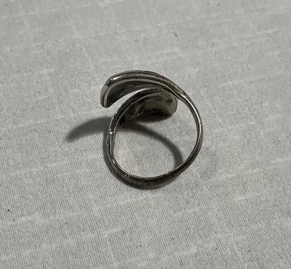 Sterling Silver Multi Stone By Pass Ring - image 4
