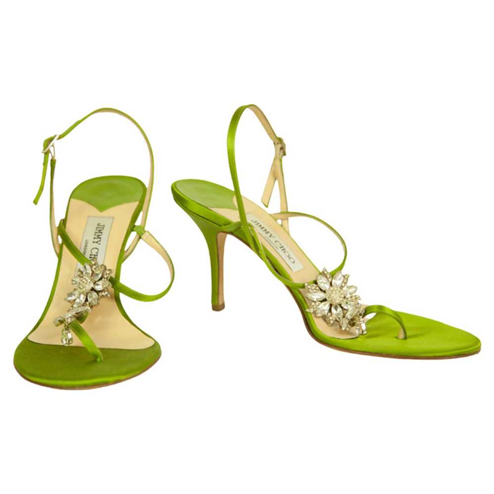 Christian Dior Sandals Leather in Green - image 1