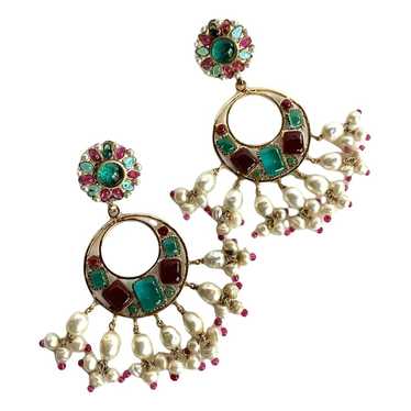 Chanel Pink Gripoix Glass Lavalier Necklace. — Simply Decorous