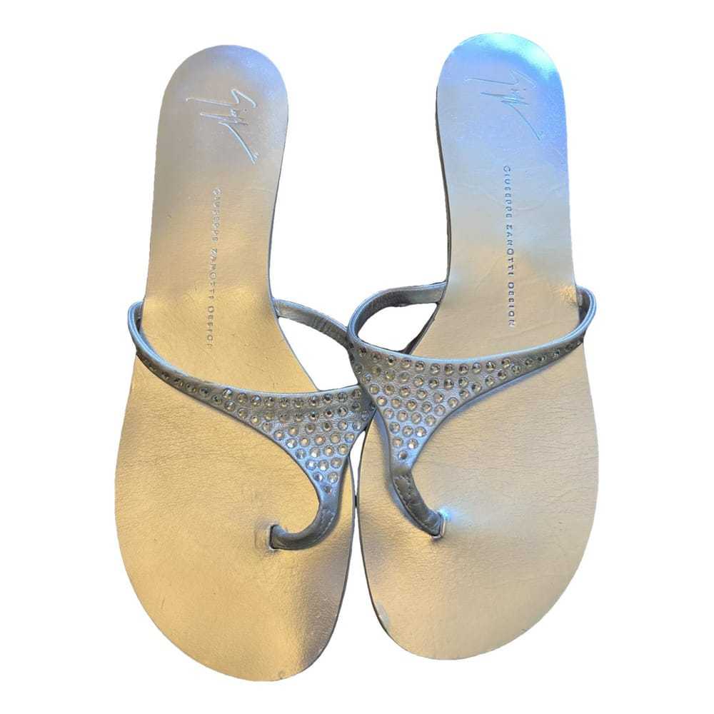 Giuseppe Zanotti Leather flip flops - image 1