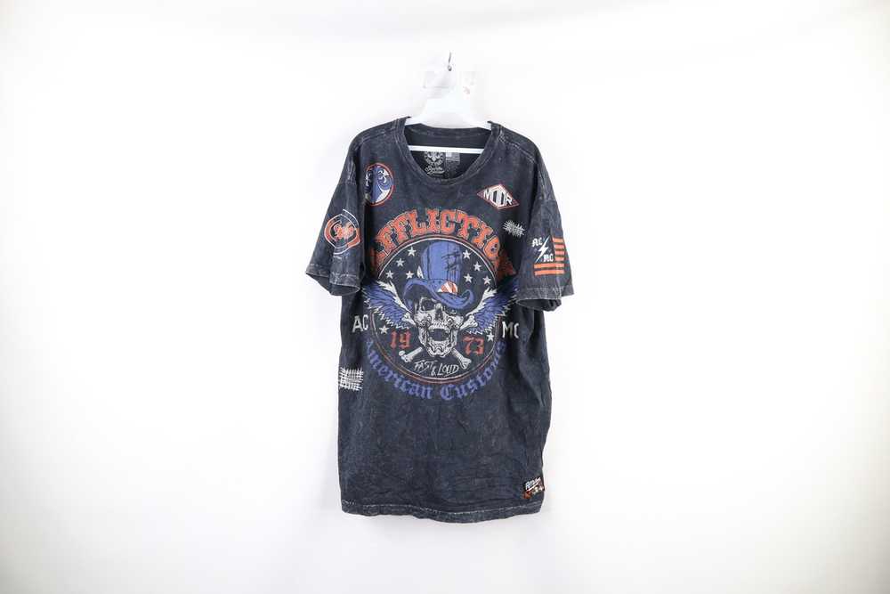 Affliction × Vintage Vintage Affliction Out Skull… - image 1