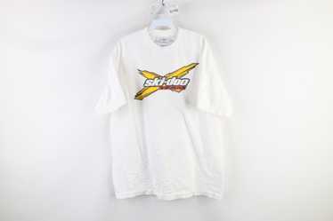 Vintage Ski-Doo Snowmobile Men's Short Sleeve Workshirt Vintage Ski-Doo Snowmobile Men's Short Sleeve Workshirt