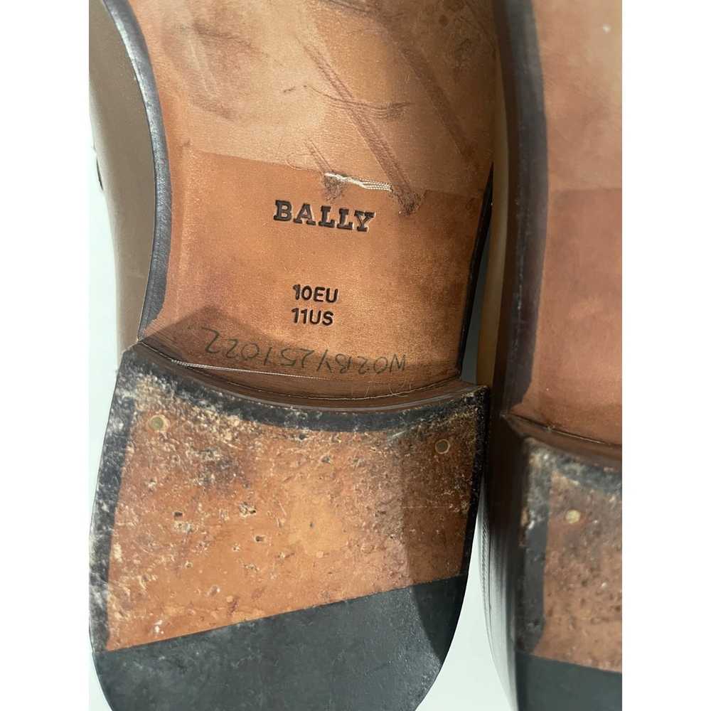 Bally BALLY Tribus Leather Oxfords Sz Eu 10 US 11 - image 5