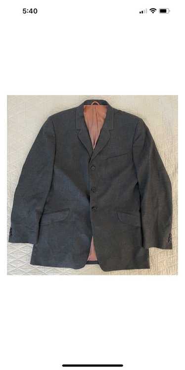 Paul Smith High Notch Collar Wool Jacket