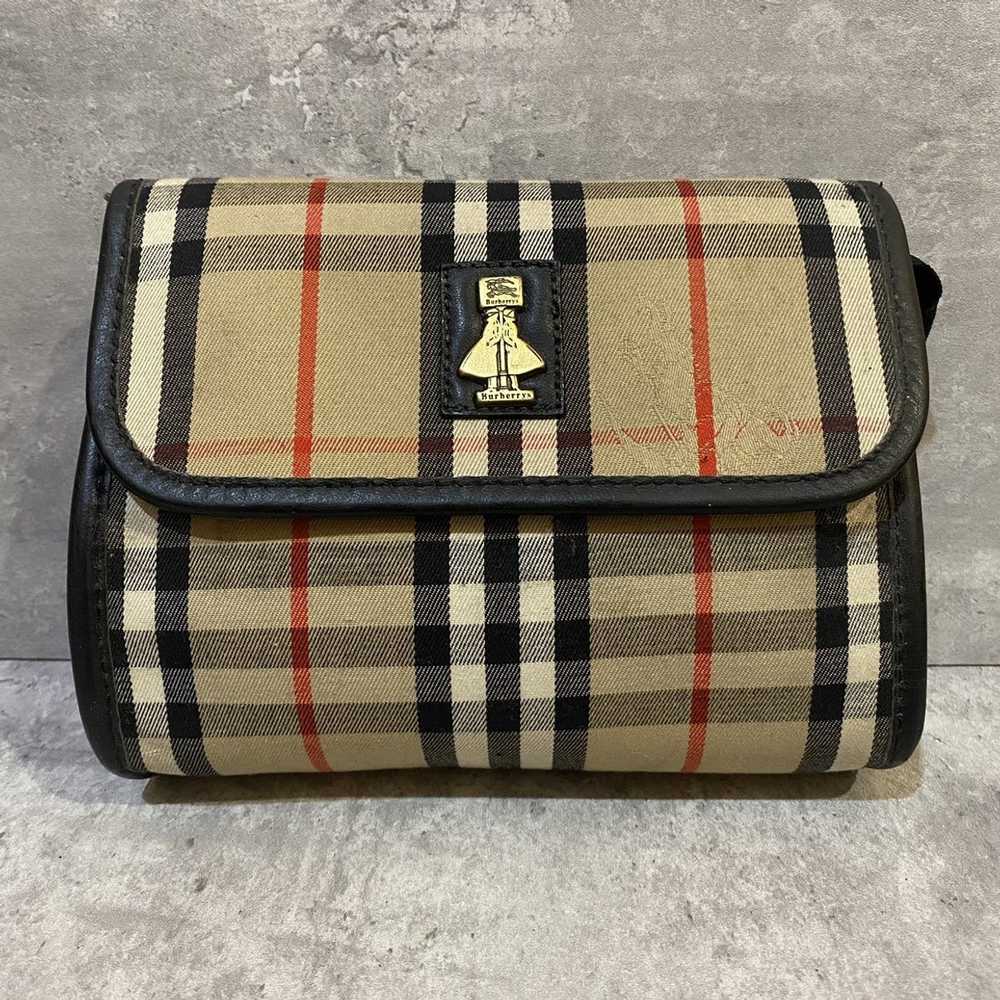 Burberry × Luxury × Vintage Burberry Clutch nova … - image 1