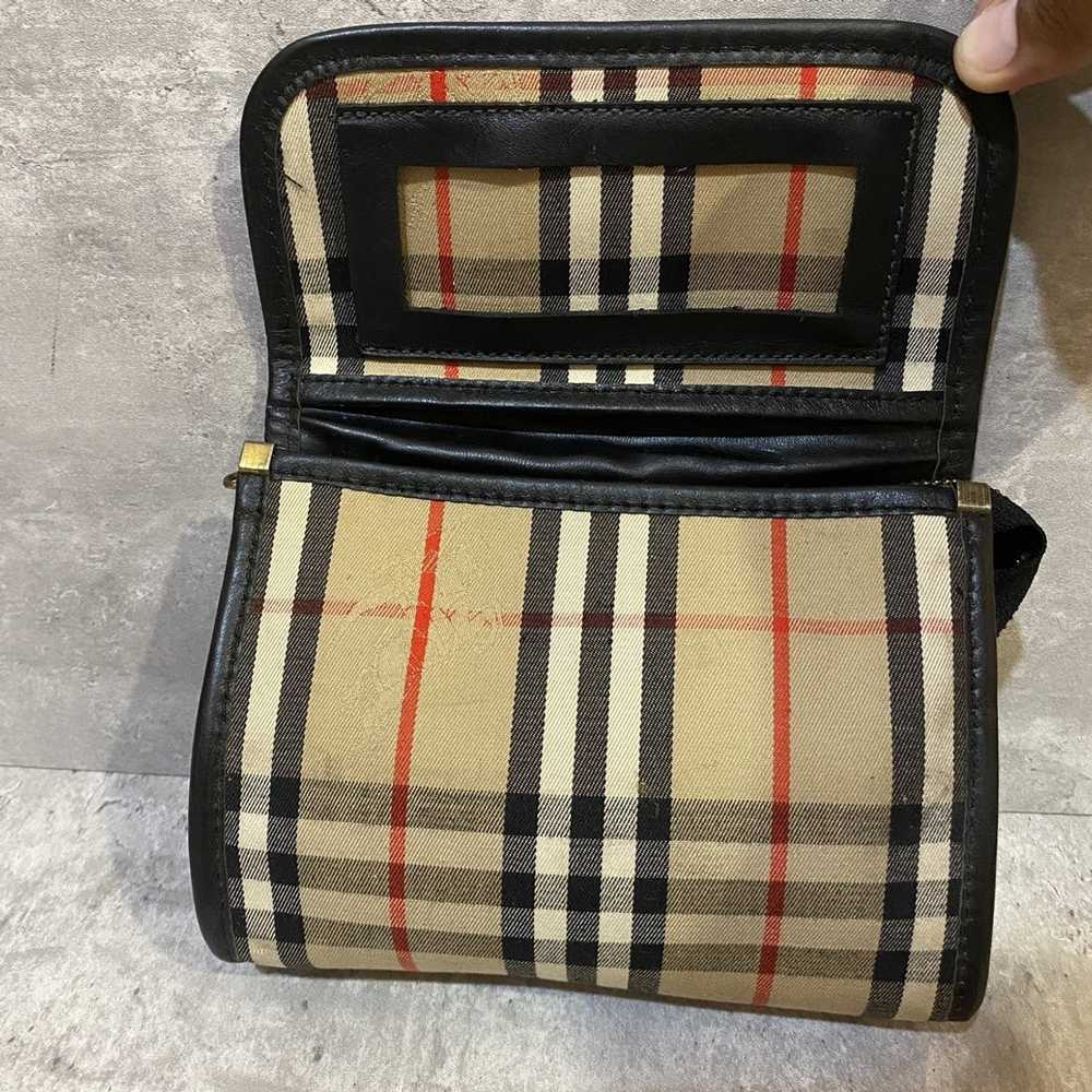 Burberry × Luxury × Vintage Burberry Clutch nova … - image 6