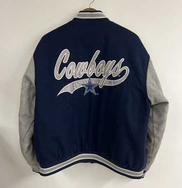 90s kids size dallas cowboys logo 7 jacket size small – Recollect Ltd.